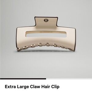 lululemon athletica Cream Claw Hair Clip
